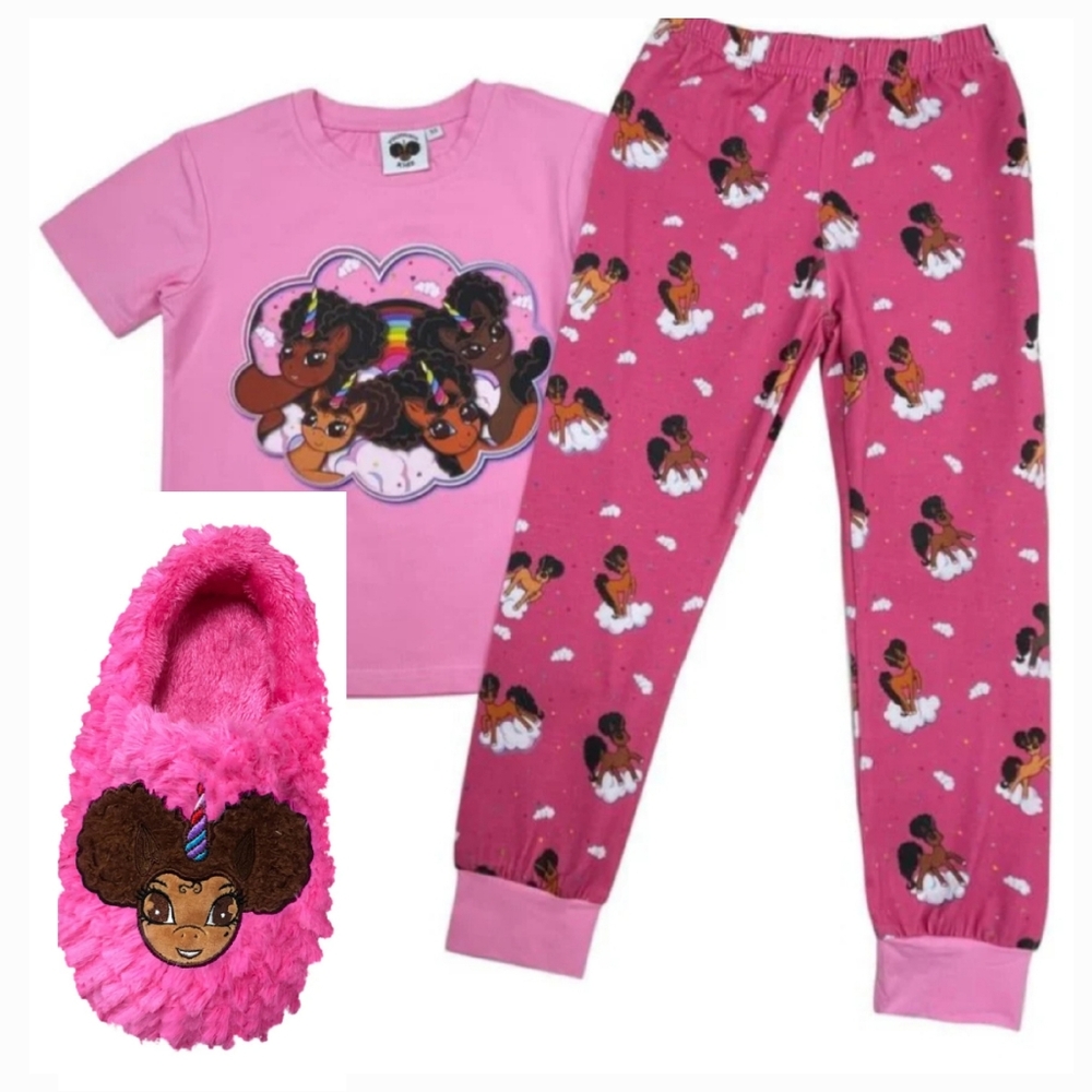 YOUnicorn Kidz 3 Piece Pajama Set NWOT